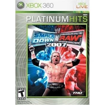 THQ WWE Smackdown Vs Raw 2007 Platinum Hits Xbox 360 Game